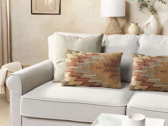 Beliani Multicolour Throw Pillow 30x50cm