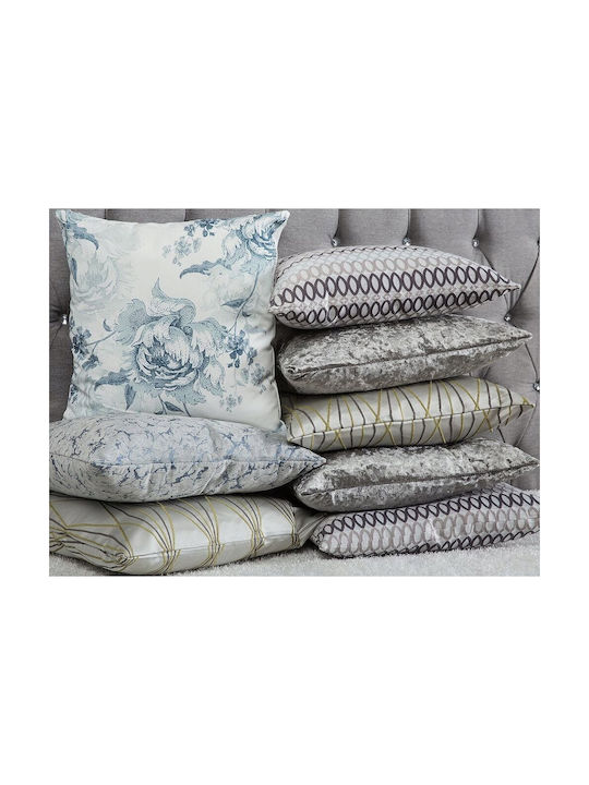 Beliani Sofa-Kissen Grau 45x45cm