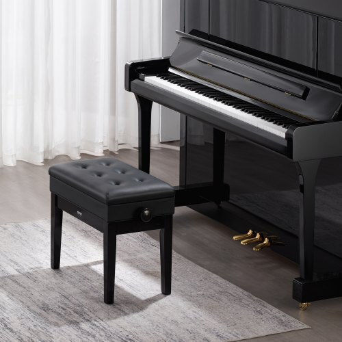 Vevor Stool Piano Adjustable L55.88xW55.88xH55.88-55.88cm