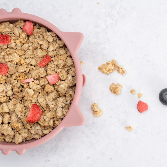 AppeKids Kinderessschale aus Silikon Rosa