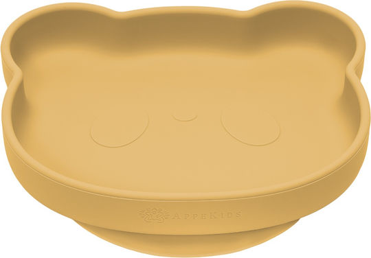 AppeKids Baby Food Plate made of Silicone Beige
