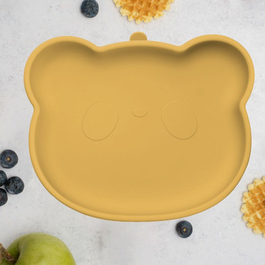 AppeKids Baby Food Plate made of Silicone Beige