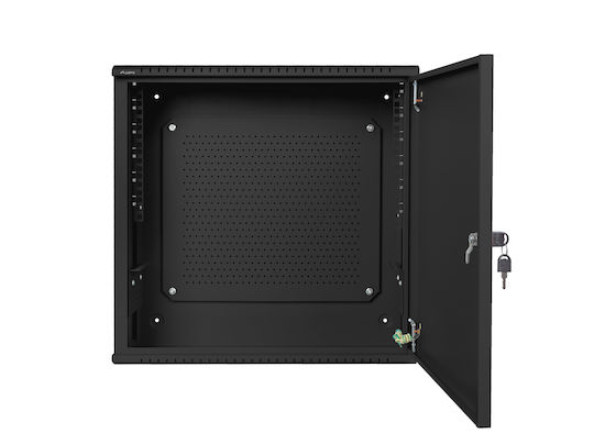 Lanberg Επιτοίχια Καμπίνα Rack 6U Μαύρο WAF1-5203-06-00B