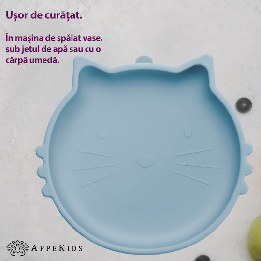 AppeKids Kinderessschale aus Silikon Türkis