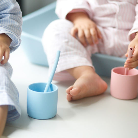 Minikoioi Παιδικό Ποτηράκι από Σιλικόνη Κίτρινο 180ml