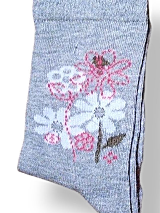 Babydom Șosete pentru Copii Grey, Pink 2 Perechi