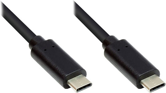 Good Connections USB 3.1 Cable USB-C male - USB-C PD Μαύρο 0.2m GC-M0111