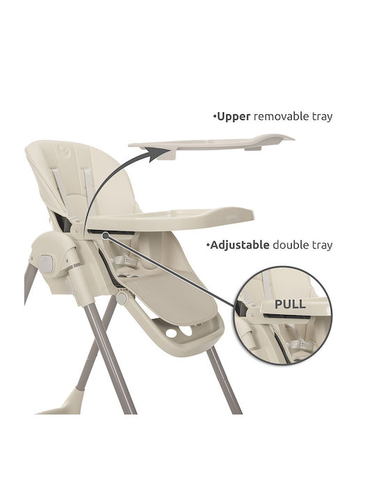 Lorelli Tummy Time Foldable Baby Highchair With Adjustable Height Green