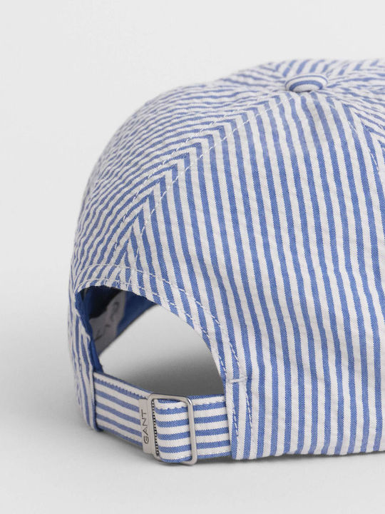 Gant Striped Seersucker Capv Blue Καπέλα Male Blue 9900270-407