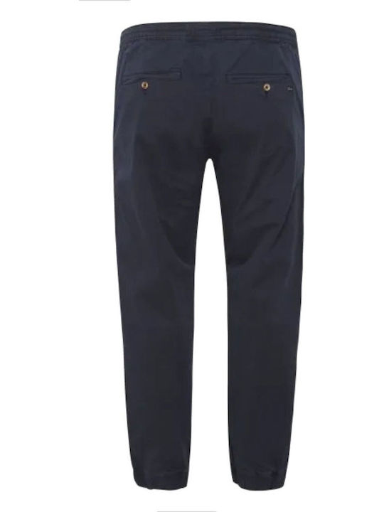 Trousers Chino Elastic Blue Navy