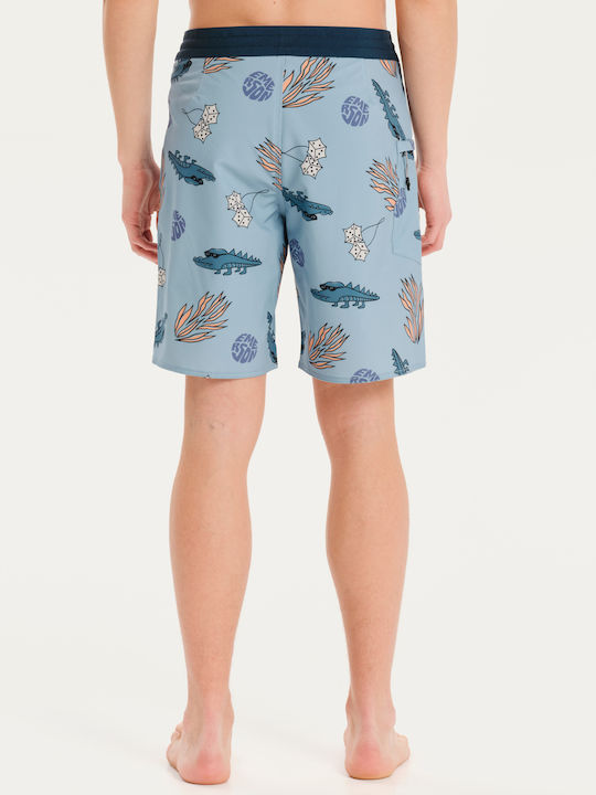 Herren Badebekleidung Shorts Hellblau