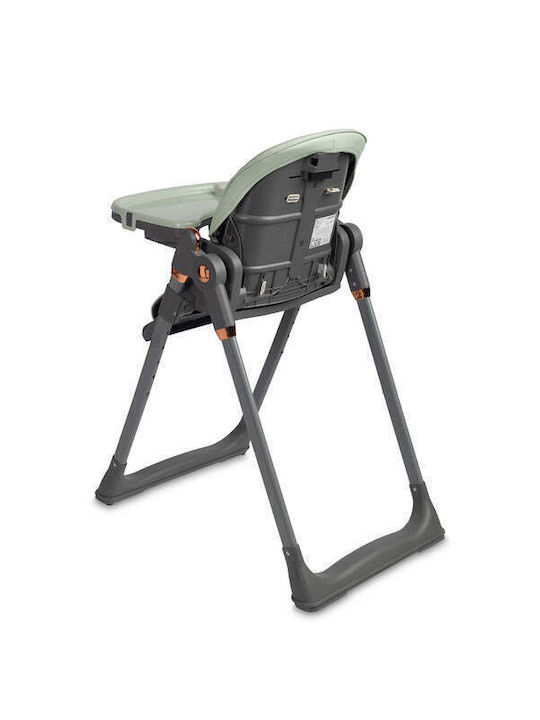 Caretero Vars Foldable Baby Highchair with Adjustable Height Mint