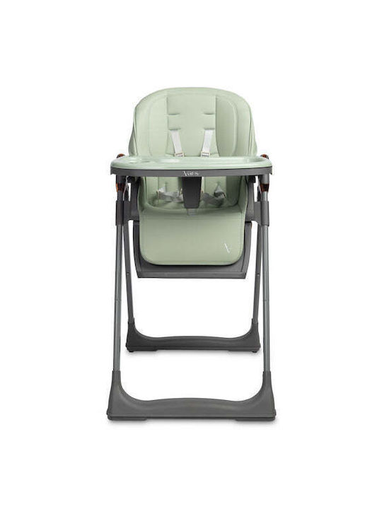 Caretero Vars Foldable Baby Highchair with Adjustable Height Mint