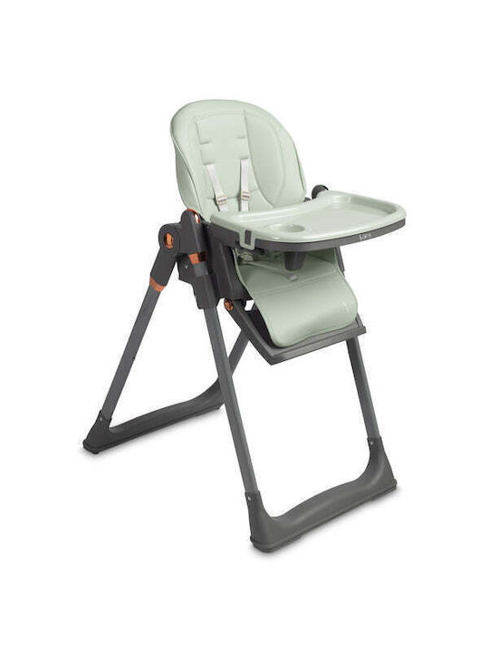 Caretero Vars Foldable Baby Highchair with Adjustable Height Mint