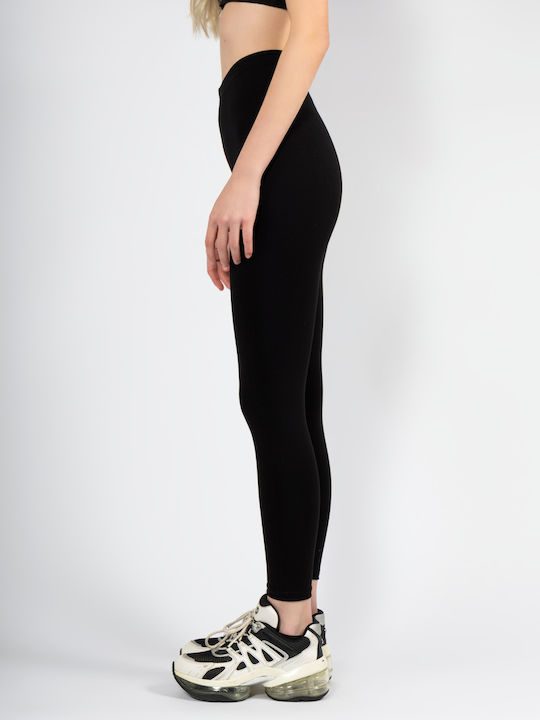 Schulung Frauen Leggings Hochgeschnitten Black