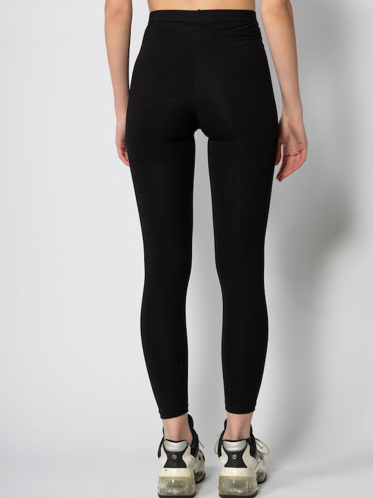 Schulung Frauen Leggings Hochgeschnitten Black