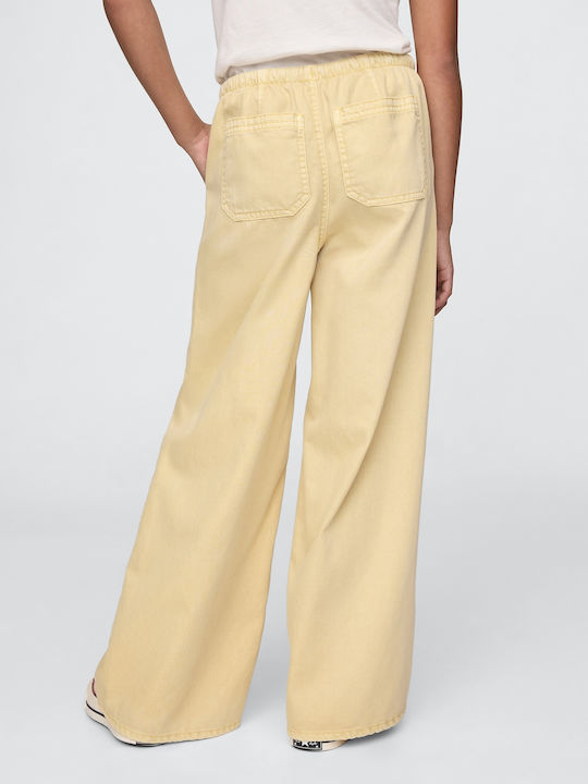Kids' Pants Green, Straw Yellow