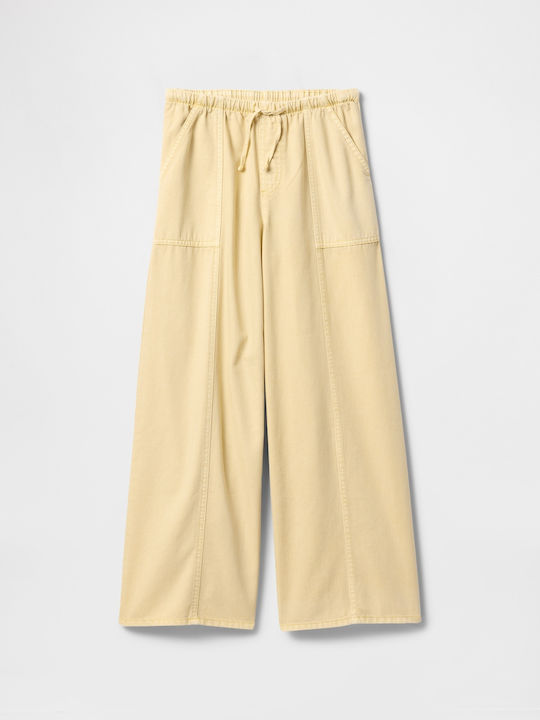 Kids' Pants Green, Straw Yellow