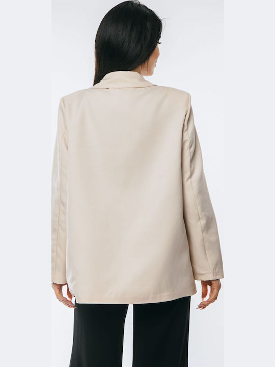 Dress Up Blazer pentru femei Sacou Beige