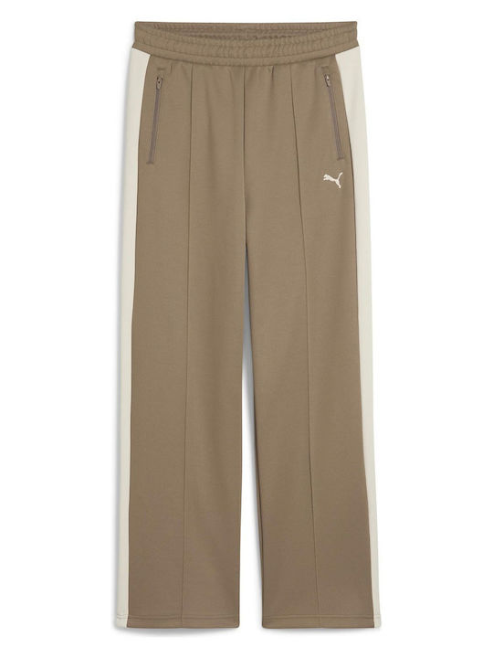 Pantaloni de trening drepți Puma T7 Always On pentru femei 62979793