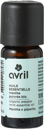 Avril Bio Peppermint Essential Oil Βιολογικό Αιθέριο Έλαιο Μέντας 10ml