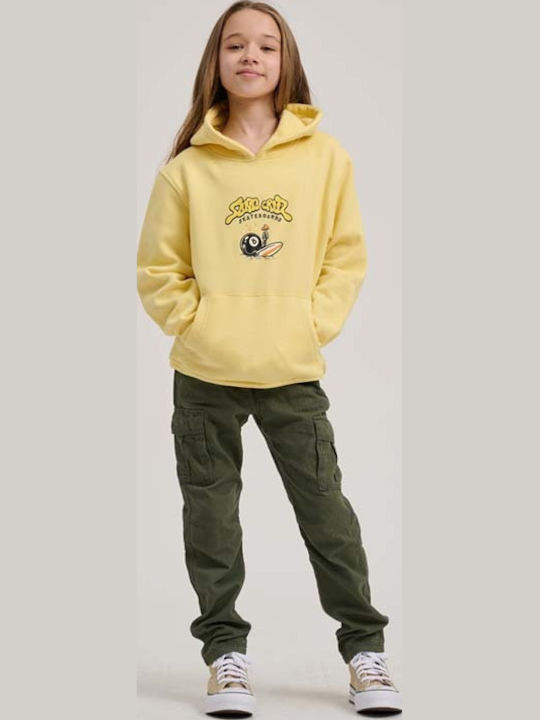 Kinder-Sweatshirt mit Kapuze Yellow