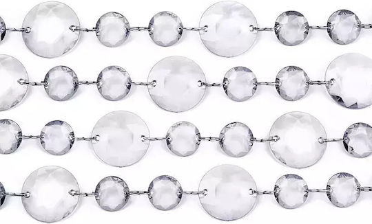 Beauty Home Christmas Garland Transparent 100cm 1pc