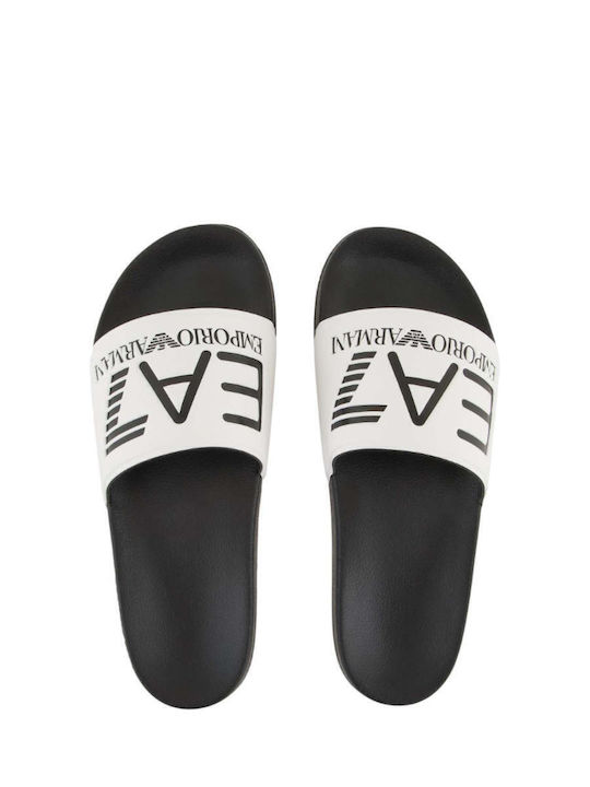 Emporio Armani Slides Λευκά