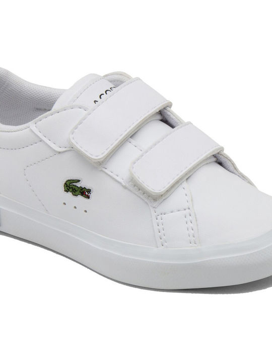 Powercourt Kids Sneakers with Scratch White