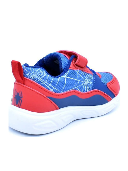 Kids Sneakers with Scratch & Lights Red