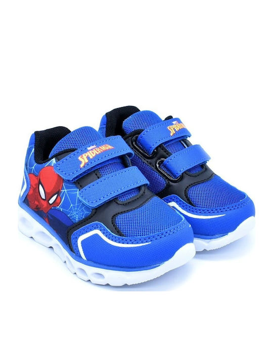 Kids Sneakers with Scratch & Lights Blue