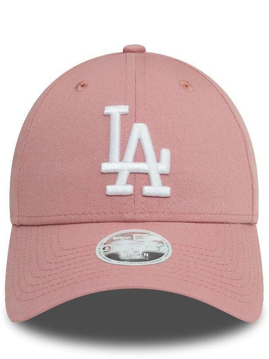 60595170 New Era Wmns League Ess 9forty Los Angeles Dodgers Ash Pink Color