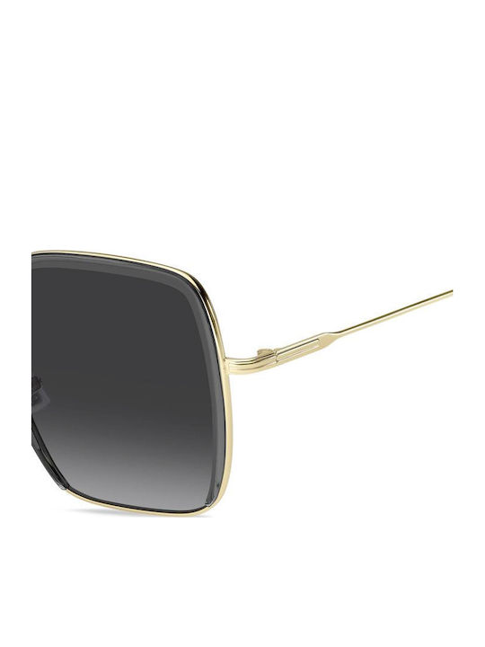 Boss Women's Sunglasses with Gold Metal Frame and Gray Gradient Lens BOSS 1783/S FT39O