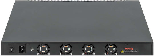 Intellinet 562041 Управление на L3 PoE+ Switch с 48 Портове Гигабитови (1Gbps) Ethernet и 6 SFP Портове