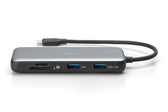 Digitus USB-C Docking Station with HDMI 4K PD Ethernet Gray (DA-70914)