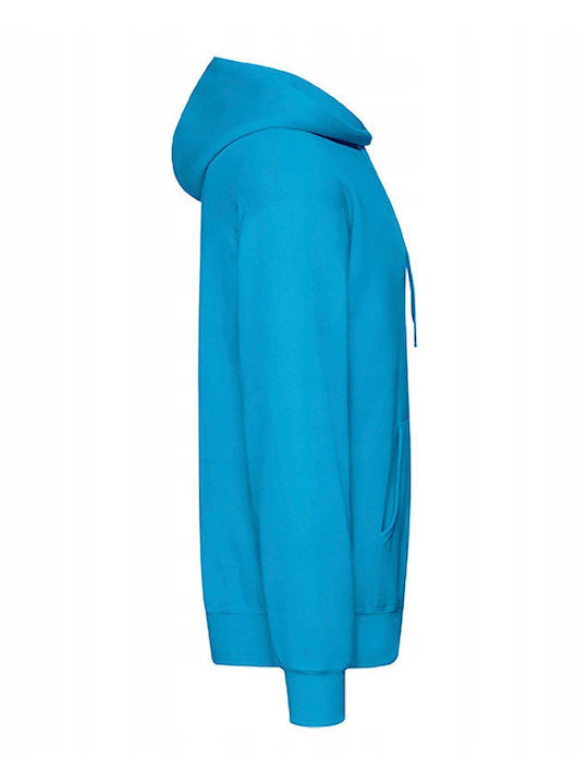 Fruit of the Loom Унисекс Рекламен Суитшърт Azure Blue