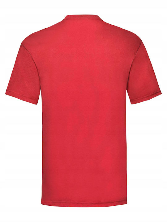 Fruit of the Loom Ανδρικό Διαφημιστικό T-shirt Red