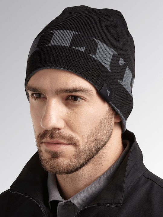 Utility Diadora Beanie Herren Wendemütze Schwarz 176622