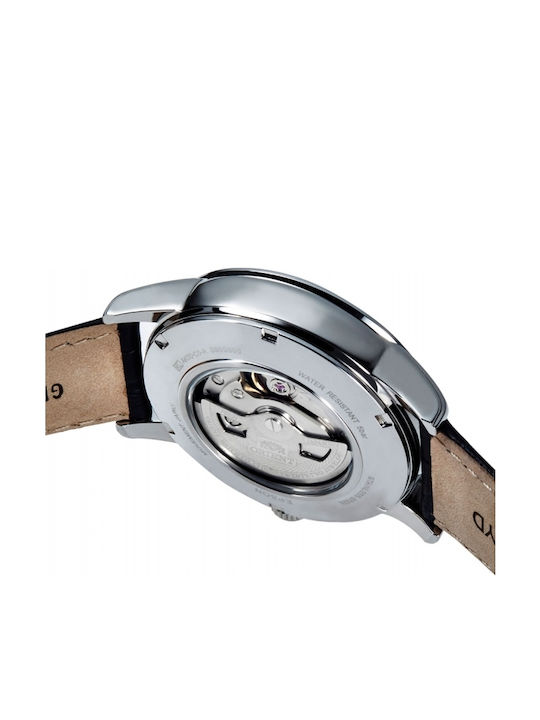 Orient Men's Watch 42.5mm Automatic with Black Leather Strap