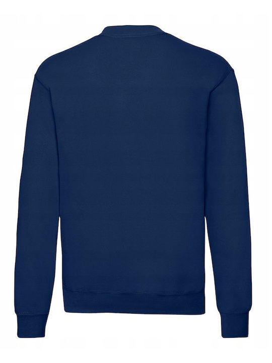 Fruit of the Loom Set-in Ανδρικό Διαφημιστικό Φούτερ Μακρυμάνικο Navy
