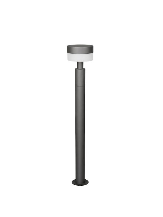 Trio Lighting Mackenzie Φωτιστικό Κολωνάκι Εξωτερικού Χώρου με Θερμό Λευκό Φως Γκρι