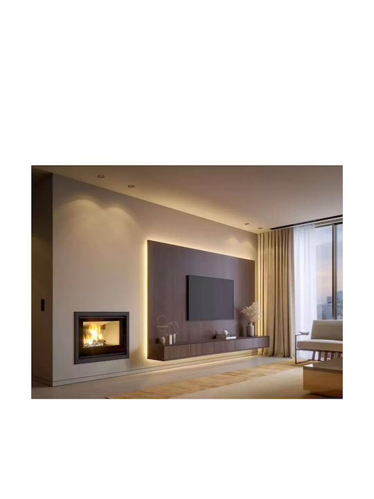 C&A Chama W4 800 Ενεργειακό Τζάκι Ξύλου Καλοριφέρ 23.9kW Πανοραμικό με Ανοιγόμενες Πόρτες