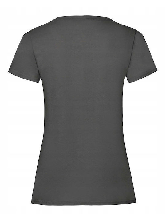 Fruit of the Loom Valueweight Women's Short Sleeve Promotional T-Shirt Light Graphite