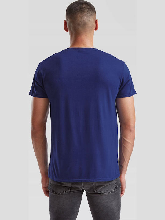 Fruit of the Loom Iconic Unisex Διαφημιστικό T-shirt Κοντομάνικο Cobalt Blue
