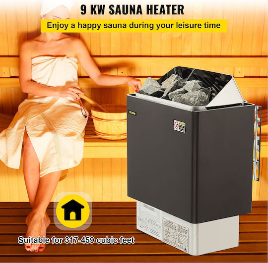 Electric Sauna Heater External Control 9kW Sauna Stove Sauna Room Spa