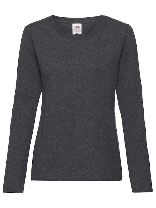 Fruit of the Loom Γυναικεία Μπλούζα dark gray melange Fruit of the Loom Γυναικεία Μπλούζα dark gray melange