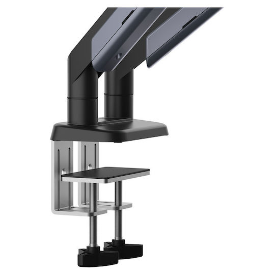 Anda Seat Stand Desk Mounted for 2 Monitors up to 42" with Arm (AD-W-A9-2S-BT)