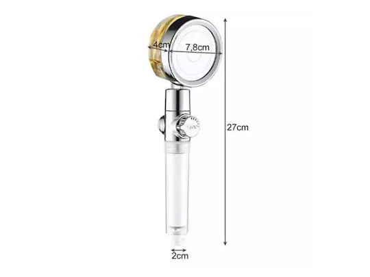 ACP Handheld Showerhead with Filter and Start/Stop Button