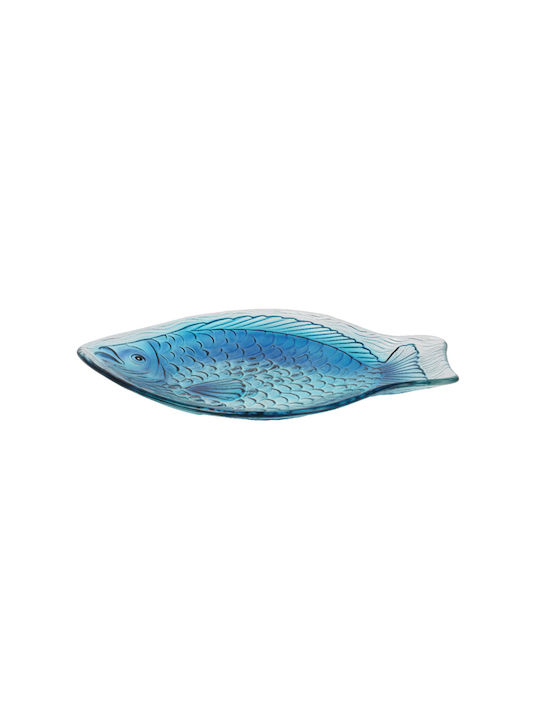 Kaemingk Oval Tavă de Servire în Culoare Albastru 26.5x32x3cm 1buc
