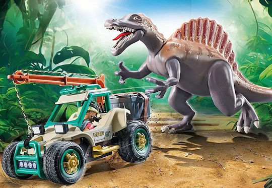 Playmobil Dinos Spinosaurus Attack On Exploration Vehicle for 4-10 years old